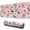 Pink Cartoon Dinosaurs, variant on Long Mouse Pads for Desk,Pink Cartoon Dinosaurs Volcanoes Pattern Desk Mats on Top Of Desks, Desk Mouse Pad Extra Large with 3mm Non-Slip Base and Stitched Edge for Gaming,Office,Work,Home 31.5"x11.8"