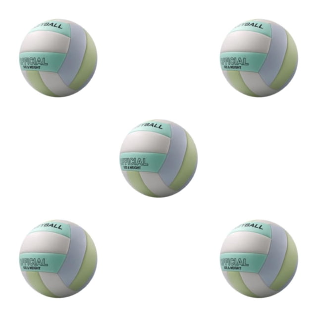 relayinert Volleyball For Outdoor Adventures Round And Smooth Surface For Precise Shots Blue 5Set