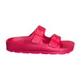 thumbnail image 4 of Andrew By Andrew Stevens Comfort Slides Double Buckle Adjustable Scooby Flat Sandals, 4 of 4