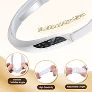 Flaremore Double Chin Reducer Machine, Portable Intelligent V-Face Shaping Massager, Shaped Slimming Face Mask Double Chin Reducer V Line Lifting for Firming and Tightening Skin Care,White