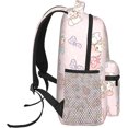 thumbnail image 3 of Veidsuh My Bunny Melody Bag Cartoon Character Pattern Backpack Polyester Waterproof Laptop Backpack Travel Camping Hiking Dayback Backpack Gift, 3 of 7