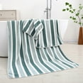 thumbnail image 4 of Apmemiss Clearance Cotton 3 Pcs Towel Set, Assorted Towels for Home, Bathroom Essentials, Bath, Hand, and Face Towel, Soft Plush Hotel Quality, Guest Bath, Shower, Thick, Apartment, Dorm, 4 of 6