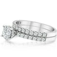thumbnail image 2 of Pompeii 1 3/4 Ct Diamond Engagement Wedding Set 14k White Gold (G/H,SI1-SI2), 2 of 3