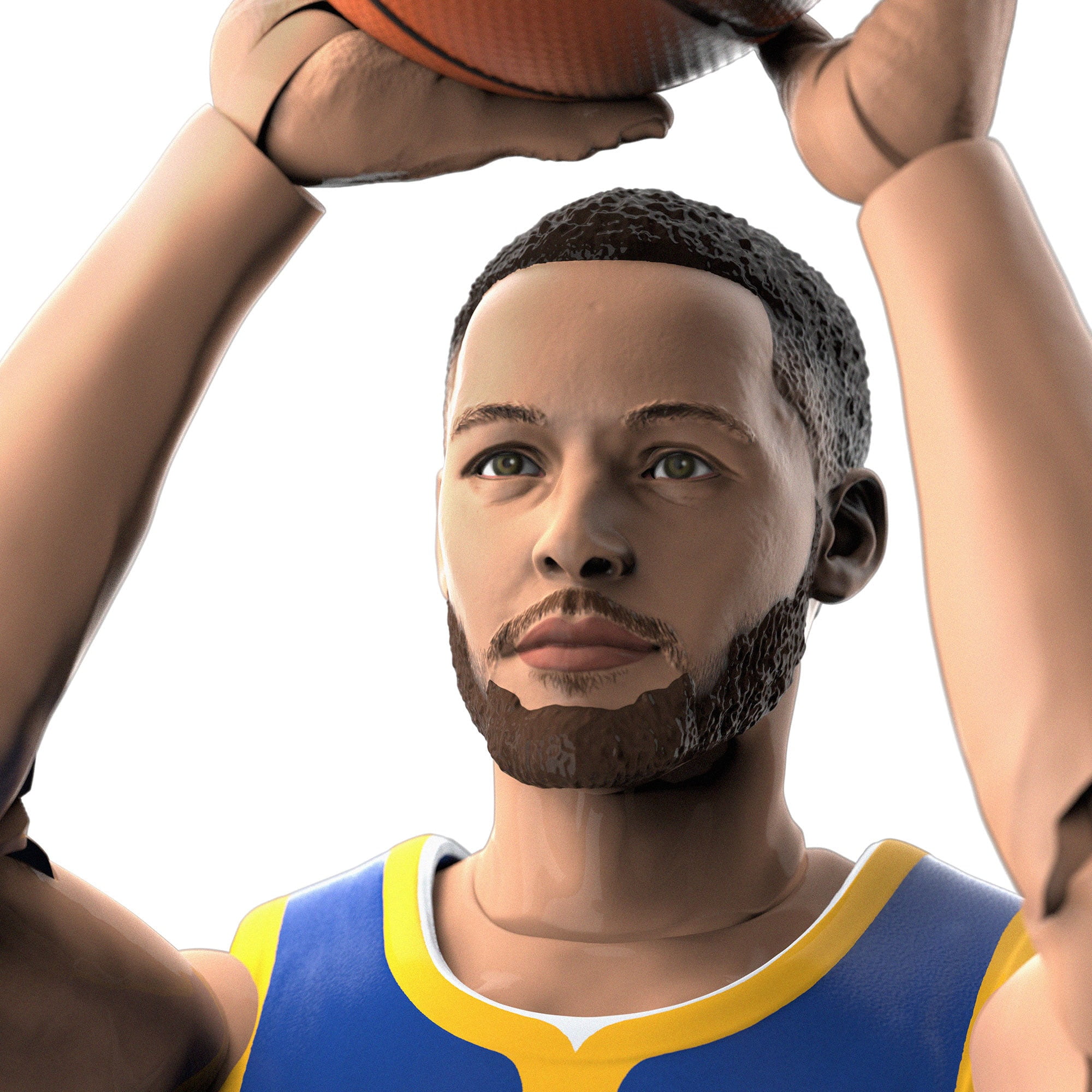  Starting Lineup Stephen Curry (Golden State Warriors) Hasbro NBA  Action Figure : Sports & Outdoors