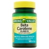 Spring Valley Beta Carotene Softgels, 25000 IU, 100 Ct