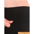 thumbnail image 2 of Kuda Moda 2 Pack Women Winter Leggings Warm Fleece Lined Thick Brushed Full Length Thermal Legging Pants, 2 of 5