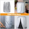thumbnail image 3 of FESTFENDS Plated Silver Silk Polyester Wheel Tire Cover for Rv Trailer Truck Durable Sunproof Zipper Protective Cover, 3 of 8