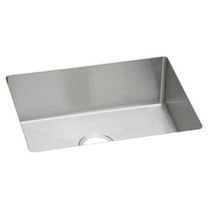 Elkay EFRU211510T Crosstown 16 Gauge Stainless Steel, 23-1/2" x 18-1/4" x 10" Single Bowl Undermount Sink