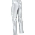 thumbnail image 3 of Triple Crown Open Bottom Baseball Pants With Pinstripes, Adult 2X-Large, White with Navy Pinstripes, 3 of 4