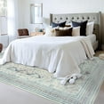thumbnail image 4 of Ultrug Vintage Rugs Soft Accent Area Rug Boho Carpet for Bedroom Living Room Home Decor,4'x6',Beige, 4 of 7