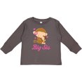 thumbnail image 3 of Inktastic Big Sis Monkeys Girls Long Sleeve Toddler T-Shirt, 3 of 5