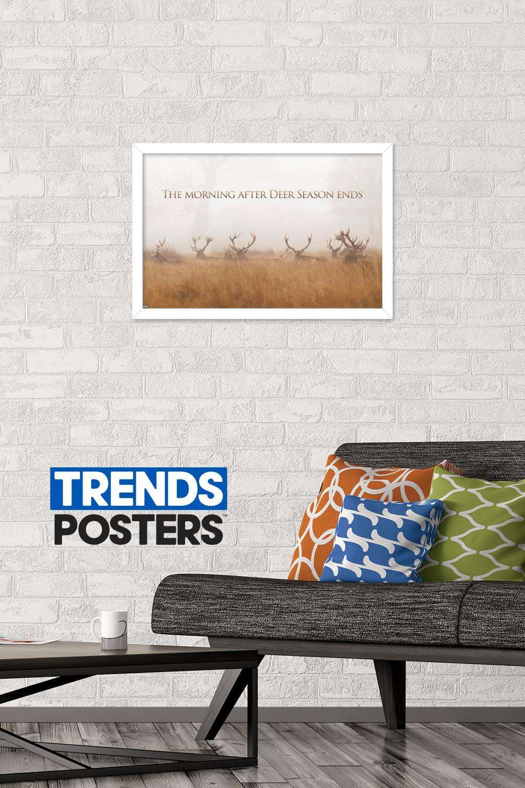 Hunting - The Day After Wall Poster, 14.725" x 22.375", Framed