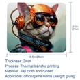 thumbnail image 5 of Cat 8.3x9.8 Inch Square Non-Slip Rubber Bottom Mouse Pad, Desk Pad, Desk Mat - Printed Design for Office and Gaming, 5 of 6