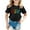 Black, variant on Printed T-Shirt, Casual Comfort Top for Boys & Girls (3-9 Y), Funny Letter Print Country Music Football Fans Tee Blue 130