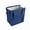 blue, variant on 1pc Thermal Bag Textured Non-woven Insulated Cooler Bag with Front Pocket, Zipper Closure for Camping Picnic