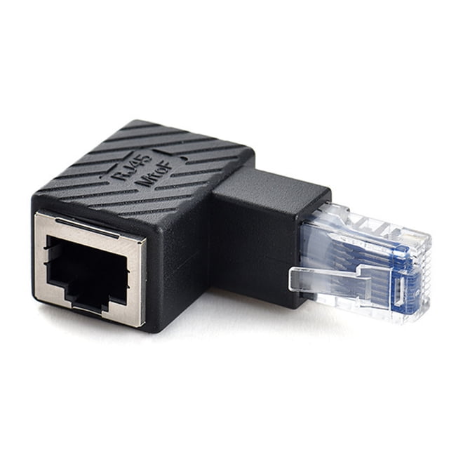 Straight Ethernet Adapter, RJ45 Male To Female Extension Network Connector for Computers, Laptops, Routers