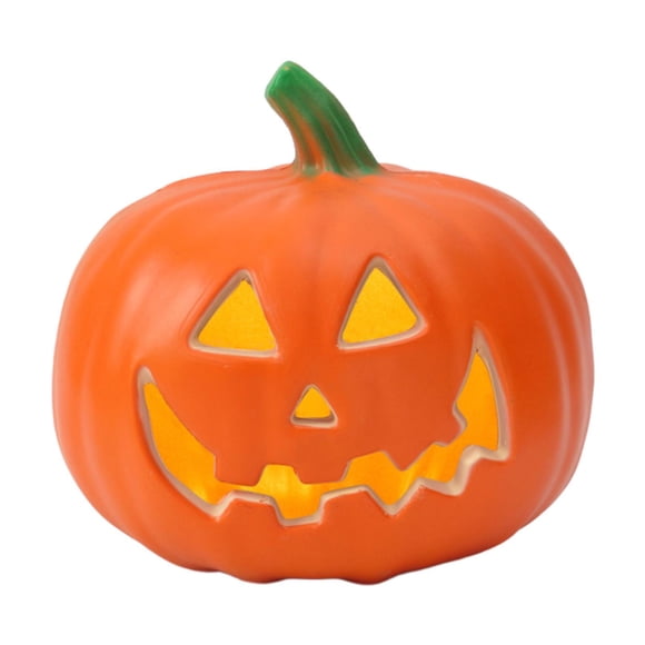 Lámpara de noche, regalo para el hogar, calabaza iluminada, decoración de Halloween, calabaza, luz LED Estilo A