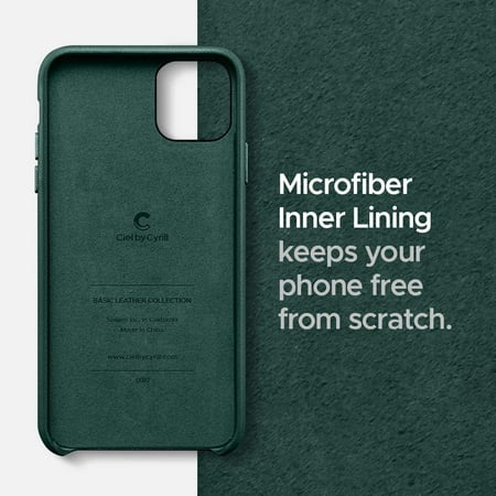 Cyrill Ciel Basic Leather Collection Designed For Iphone 11 Pro Max Case Forest Green Walmart Canada Cyrill Ciel Basic Leather Collection Designed For Iphone 11 Pro Max Case Forest Green Walmart Canada