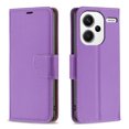 thumbnail image 1 of For Xiaomi Redmi Note 13 Pro+ 5G Litchi Texture Pure Color Leather Phone,iPhone 14 Pro Max, 1 of 6