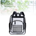 thumbnail image 4 of HINTRMENT Large Capacity Clear Backpacks 1Set PVC for Outdoor School and Travel Use, 4 of 8