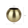 thumbnail image 5 of Mdesiwst Unbreakable Polished Flower Vase Stainless Steel Minimalist Crafts Flower Container Home Decor, 5 of 8