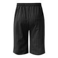 thumbnail image 5 of Mens Summer Lightweight Shorts for Men Slim Fit Shorts Mens Lightweight Shorts Athletic Shorts for Men with Pockets Cheap Mens Shorts, Black, XL, 5 of 5