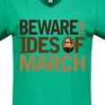 thumbnail image 4 of Inktastic Beware the Ides of March Women's V-Neck T-Shirt, 4 of 5