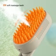 thumbnail image 6 of Cat Dog Brush, USB Rechargeable Pet Grooming Comb With Electric Water Spray, Dog Cat Massage Brush for Short Long Haired Pets Brush Massage-Self Cleaning (Coffee), 6 of 9