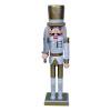 thumbnail image 1 of Figurines Nutcracker de 12 Pouces Décor Figurines Décorion Ornement Nutcracker Soldat Doré Fl, 1 of 8