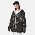 thumbnail image 3 of Vsdgher Imprimé Monochrome Champignon Sweat à Capuche pour Hommes Femmes, Manches Longues Protection Solaire Pêche Course Natation-Grand, 3 of 7