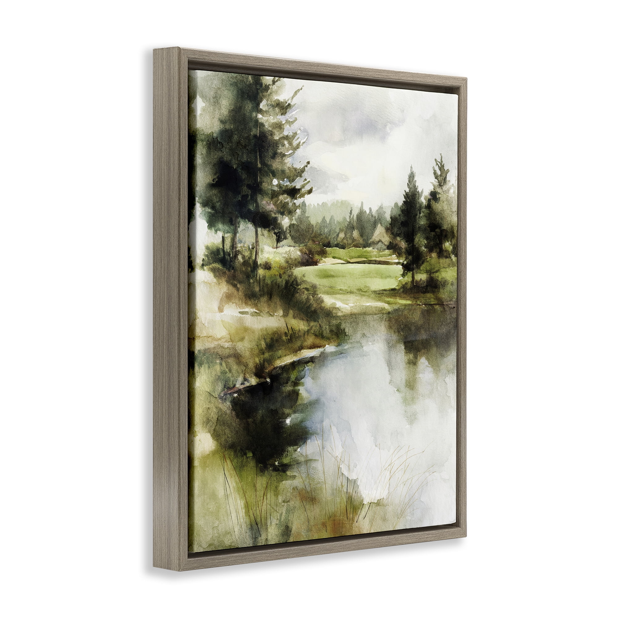 Stupell Industries The Secret Grove Brown Framed Floater Canvas Wall Art, design by Svetlana Aleynikova