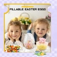 thumbnail image 4 of Tutuviw 20Pcs Small Translucent Fillable Easter Egg,Plastic Clear Easter Eggs, 3.5 Inch Empty Eggs Bulk for Easter Theme Party Favor Basket Stuffers,Bulk Easter Toy for Filling Candy,Party Favor, 4 of 8
