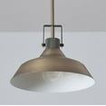 thumbnail image 6 of Sutton 1-Light Matte Brass Pendant Lighting with Textured Socket, 6 of 9