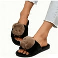thumbnail image 6 of Bovxnpu House Slippers for Women Casual Indoor/Outdoor Shoes, Women's Casual Open-Toe Capibala Comfortable And Warm Slippers Suitable For Fall And Winter Home Wear Comfy Indoor House Shoes, 6 of 8