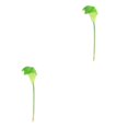 thumbnail image 4 of kurtrusly Wedding Decor With Simulated Calla - Choose Variety Of Colors And Styles With High 3D And Simulation Durable PU Tender green 2PCS, 4 of 6
