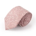 thumbnail image 4 of Jacob Alexander Men's Floral 2.75 inch Width Slim Neck Tie - Dusty Rose, 4 of 7
