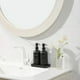 thumbnail image 5 of Set dispensador de jabón Prus Waso negro con bandeja para baño, 5 of 7