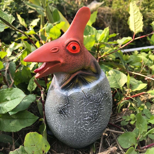 Neinkie Lovely T-rex Triceratops Dinosaur Egg PVC Model BB Device Development Kids Toy