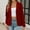Red, variant on Lightweight Blazer for Women Long Sleeve Slim Fit Open Front Back Slit Business Casual Jackets Outerwear