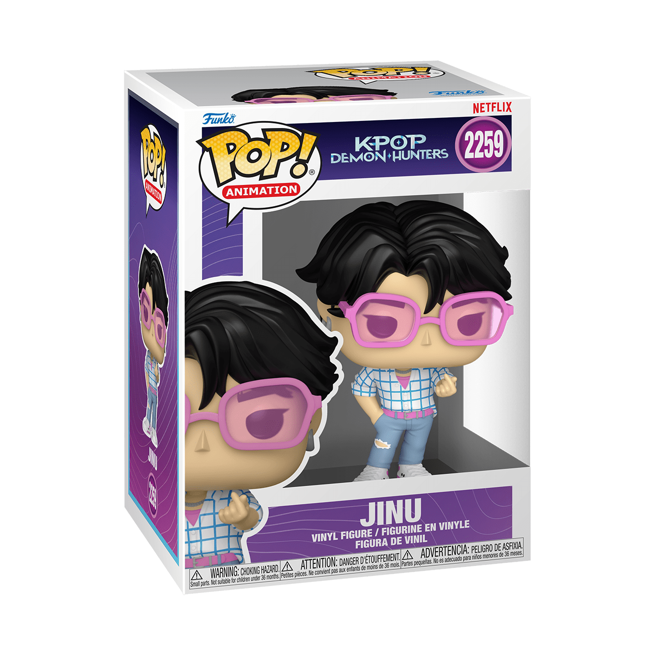 Funko POP! Animation K-POP Demon Hunters Jinu Vinyl Figure with