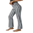 thumbnail image 2 of Yoga Pants for Women Crossover High Waist Tummy Control Bootcut Workout Pants Wide Leg Running Jogger, 2 of 8