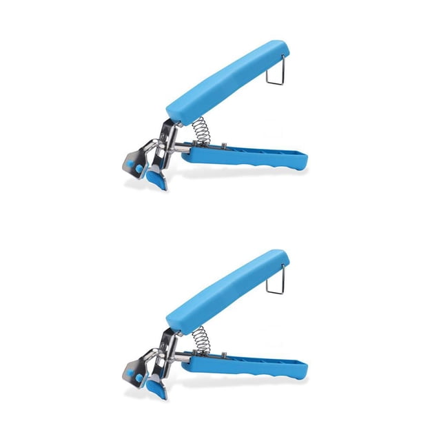 Ounissouiy Gran oferta, 1 pinza para placa, pinzas antiescaldado para cuenco caliente, pinzas para Retriever, Clip grueso, suministros de cocina Azul Espesar 2piezas