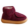 thumbnail image 6 of Women's Men's Diabetic Shoes Extra Wide Width Diabetic Boots Warm Slip-on Lymphedema Shoes Adjustable Closure Walking Shoes for Elderly Swollen Feet (red 39-40), 6 of 9