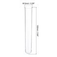 thumbnail image 2 of Uxcell 9ml Plastic Test Tubes, 50Pcs 100x15mm Tubes Lab Use, Clear, 2 of 6