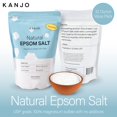 FSA HSA Eligible Kanjo Natural Epsom Salt 100 Pure Magnesium Sulfate