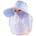thumbnail image 3 of Protection Uv Extérieure Chapeau de Soleil Rabat de Visage Large Bord Z2A3[ pour le Lot de Cyclisme L1 E2H5, 3 of 8