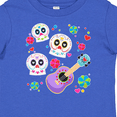 thumbnail image 4 of Inktastic Day of the Dead Owl Sugar Skulls and Guitar Boys or Girls Baby T-Shirt, 4 of 5