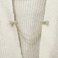 thumbnail image 6 of Uxcell 1 Pack Bowtie Sweater Clips Retro Cardigan Collar Clips with Chain(Gold), 6 of 6