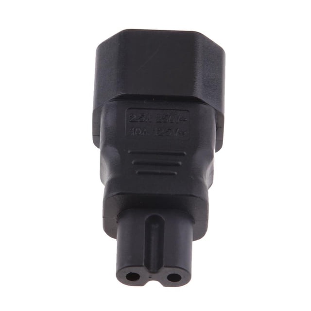 C14 A C7 Conector IEC 320 Convertidores De Adaptador De Enchufe A
