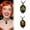 mix6, variant on DESIGNICE 2Pcs Goth Accessories,Halloween Witch Woods Black Choker Necklaces for Woman,Leather Chain Alloy Gothic Jewelry,For Men and Women,Mix5